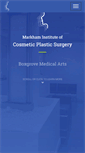 Mobile Screenshot of markhamplasticsurgery.com